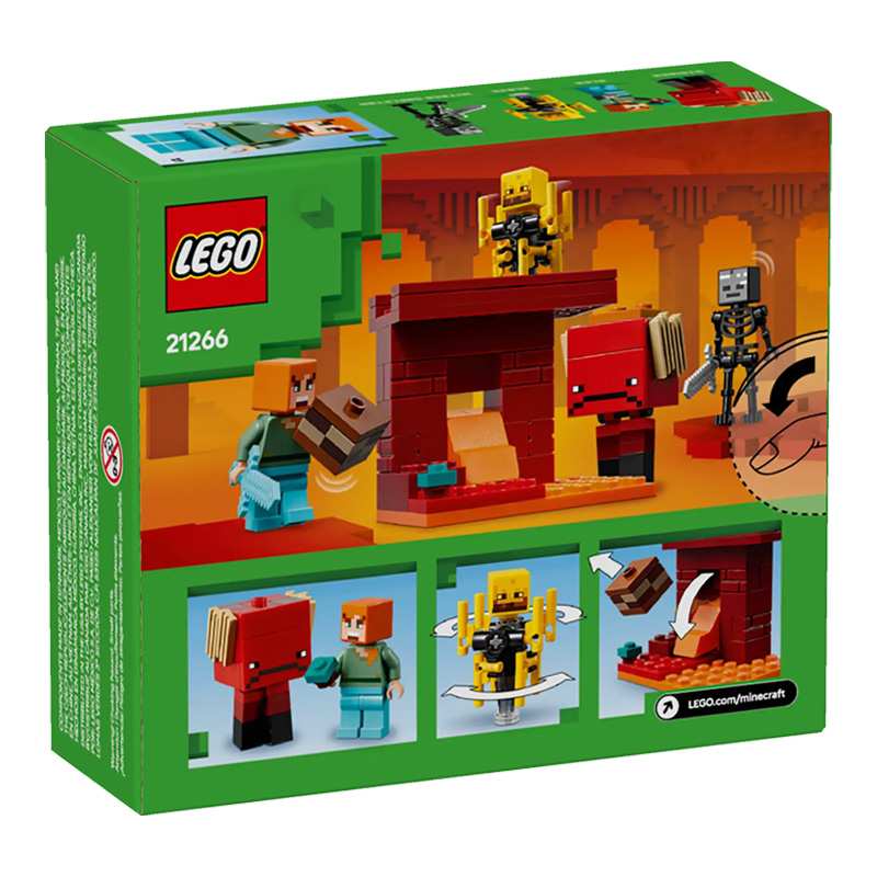 Lego Minecraft 21266 La Batalla De La Lava Del Nether