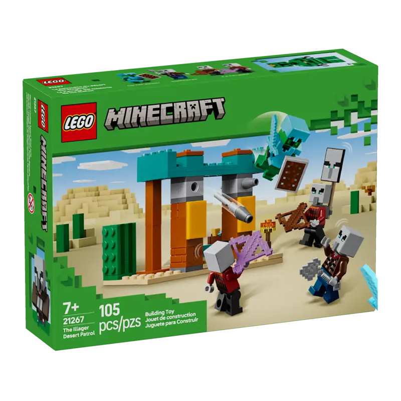 Lego Minecraft 21267 La Patrulla Del Desierto De Illager