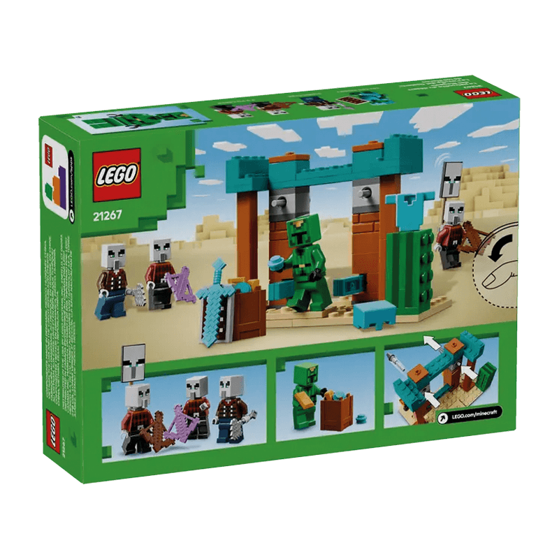 Lego Minecraft 21267 La Patrulla Del Desierto De Illager