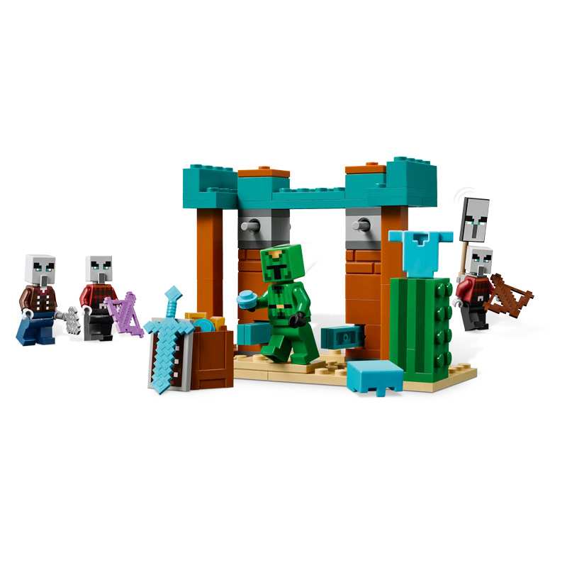 Lego Minecraft 21267 La Patrulla Del Desierto De Illager