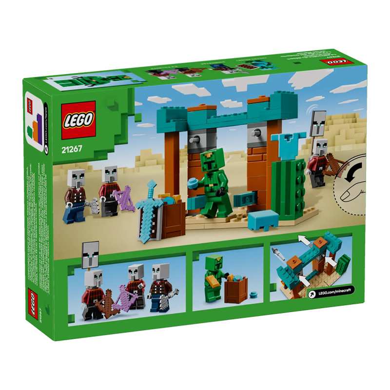 Lego Minecraft 21267 La Patrulla Del Desierto De Illager