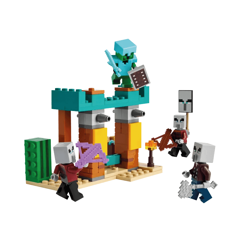 Lego Minecraft 21267 La Patrulla Del Desierto De Illager