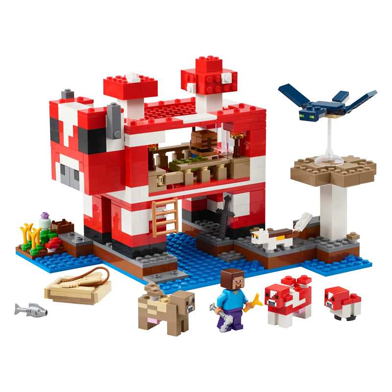 Lego Minecraft 21270 La Casa De Los Hongos
