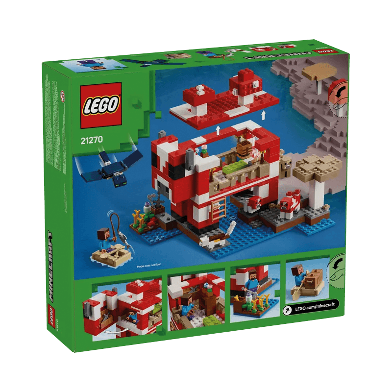 Lego Minecraft 21270 La Casa De Los Hongos
