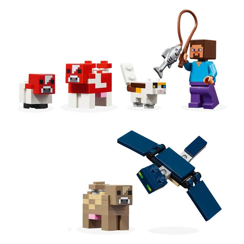 Lego Minecraft 21270 La Casa De Los Hongos