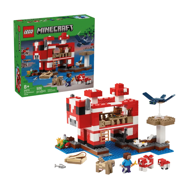 Lego Minecraft 21270 La Casa De Los Hongos