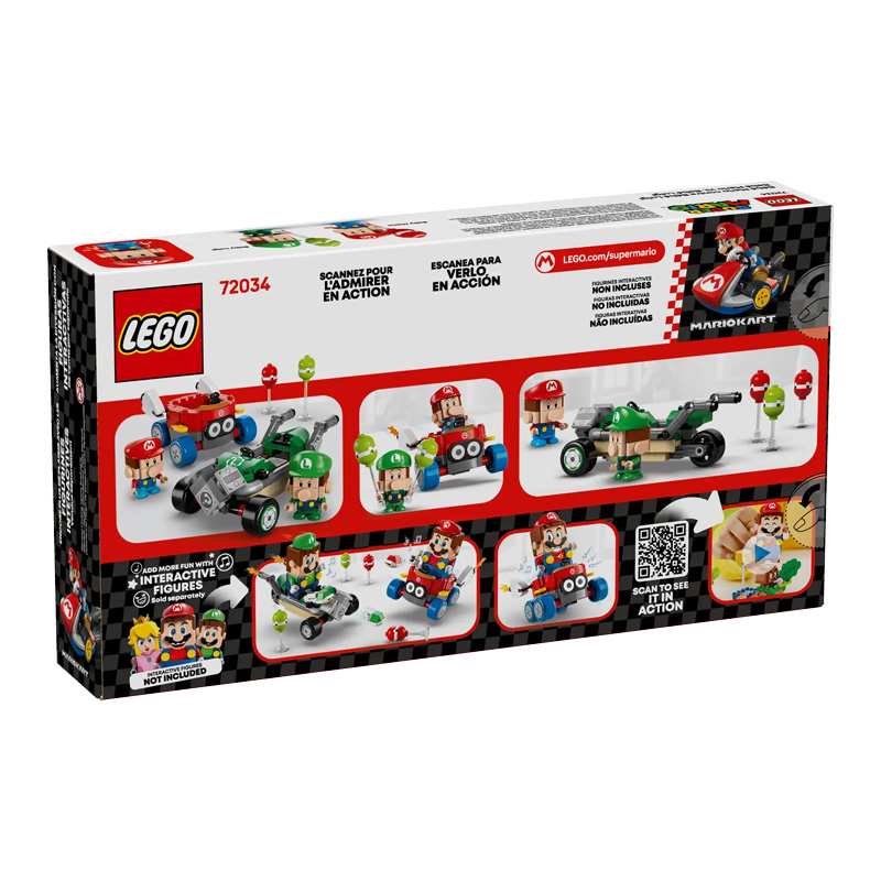 Lego Super Mario Bros 72034  Bebe Mario Contra Bebe Luigi