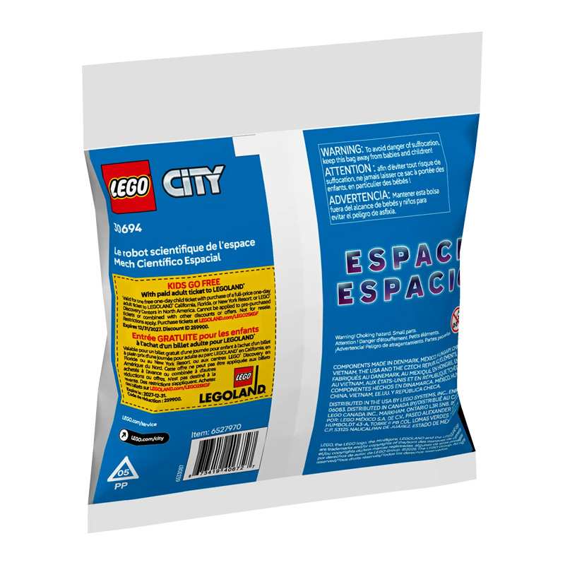 Lego City 30694 Mecánica De La Ciencia Espacial