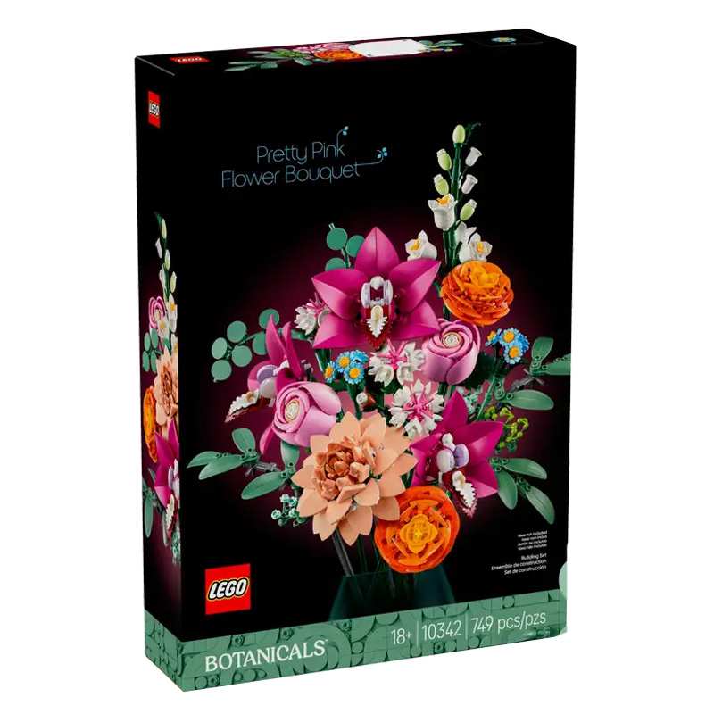Lego Icons 10342 Ramo De Flores Rosas