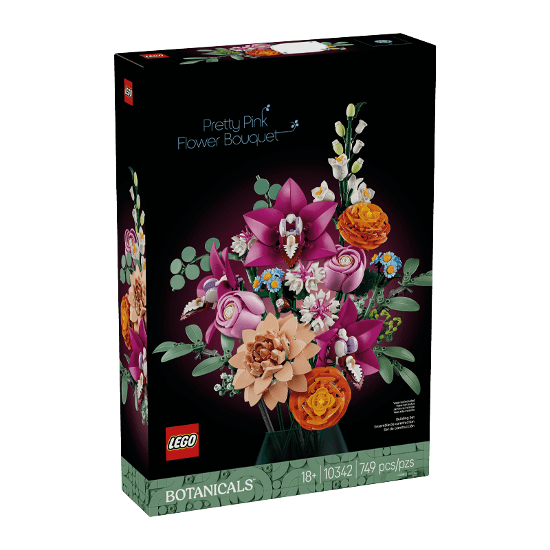 Lego Icons 10342 Ramo De Flores Rosas