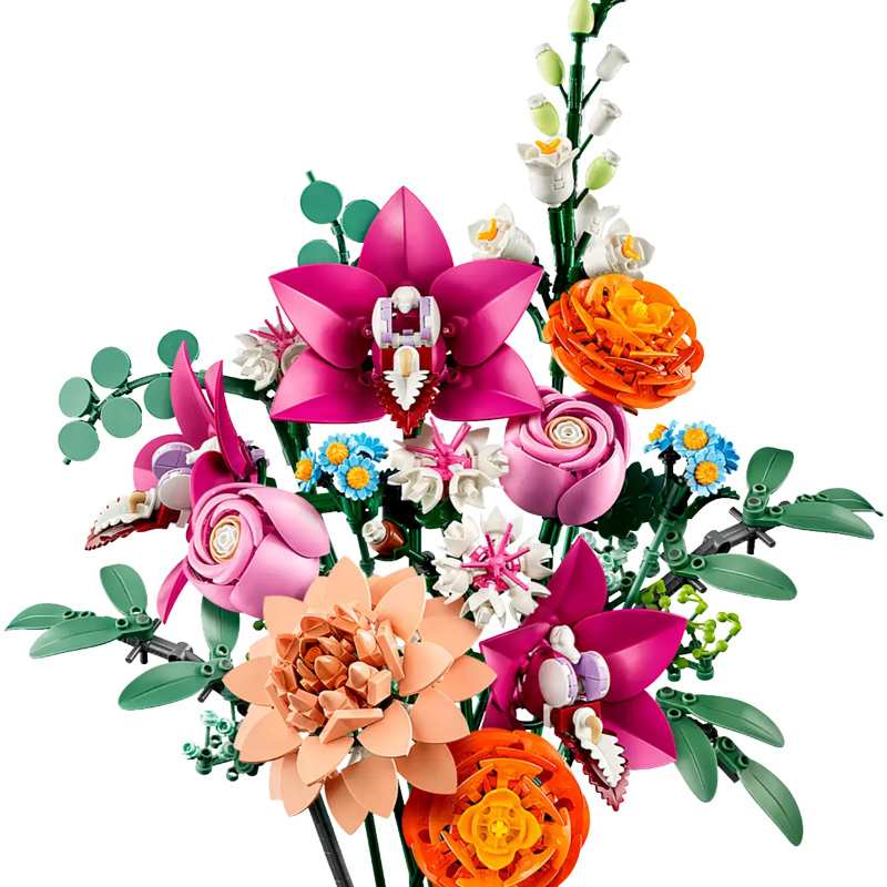 Lego Icons 10342 Ramo De Flores Rosas