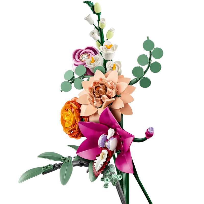 Lego Icons 10342 Ramo De Flores Rosas