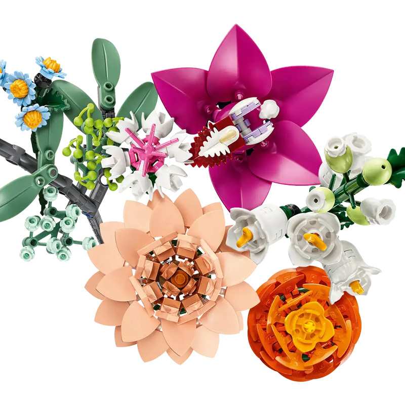 Lego Icons 10342 Ramo De Flores Rosas