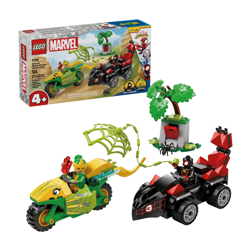 Lego Marvel 11198 Persecución En Vehículo Con Dinosaurio