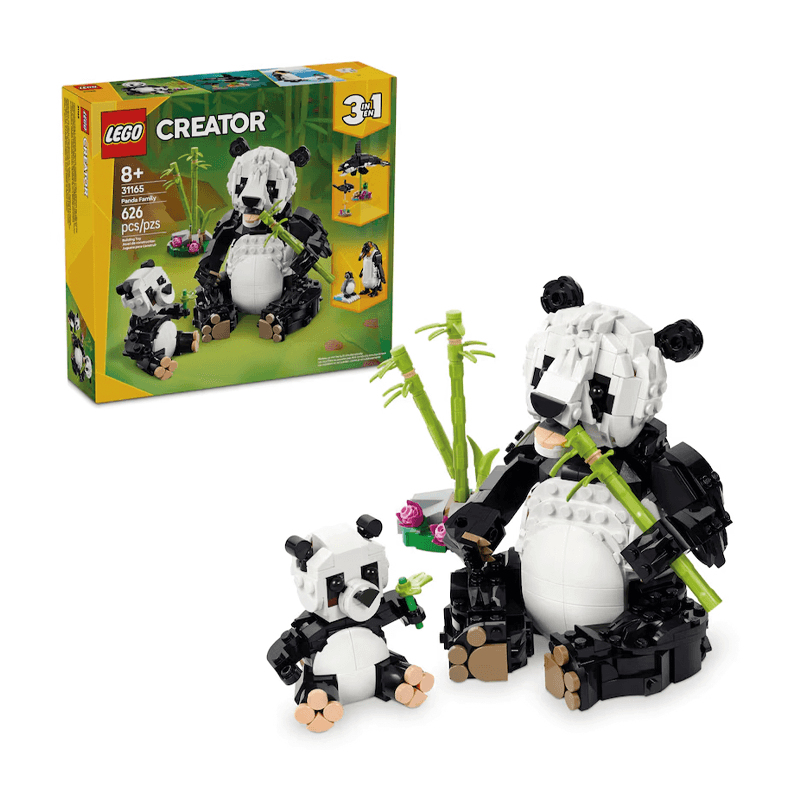 Lego Creator 31165 Animales Salvajes Familia Panda