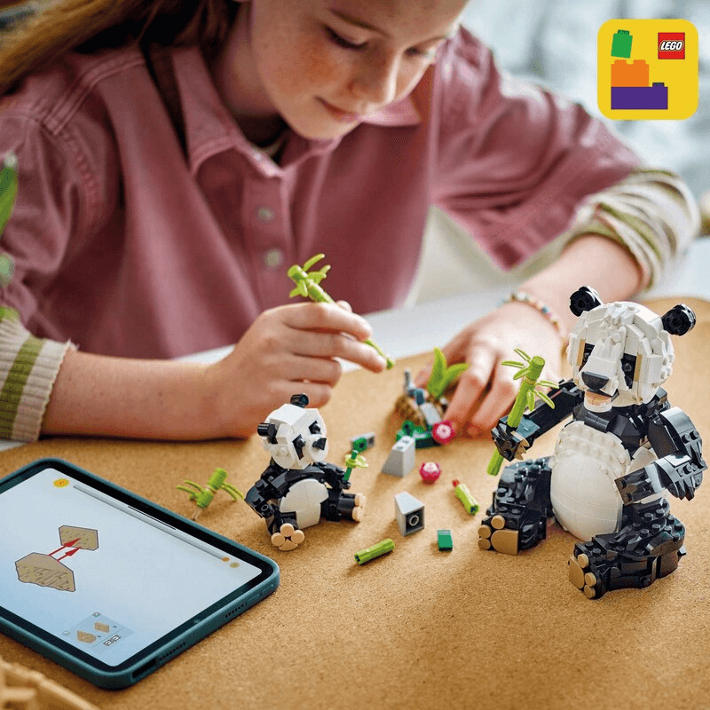 Lego Creator 31165 Animales Salvajes Familia Panda
