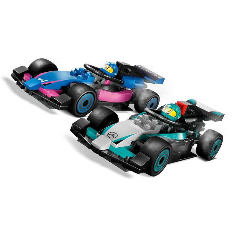 Lego City 60444 Garaje De F10 Y Vehiculo Mercedes-Amg Y Alpine