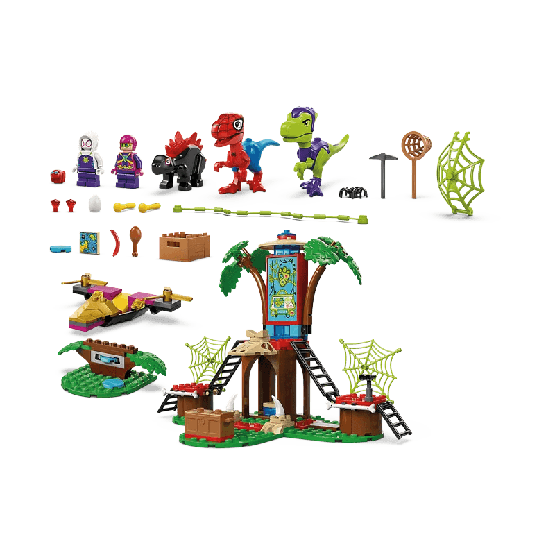 Lego Marvel 11200 Batalla De Raptores Entre Spidey Y Gobby En La Sede De Tree House