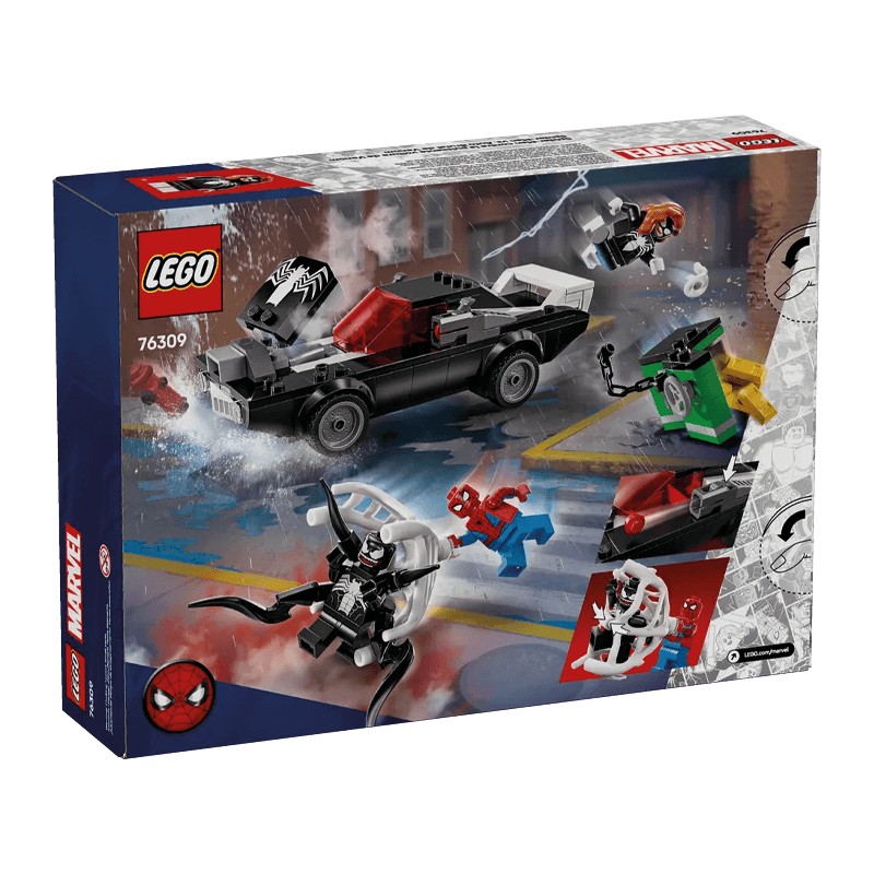 Lego Marvel 76309 Spider-Man Vs Venom Un Auto Deportivo