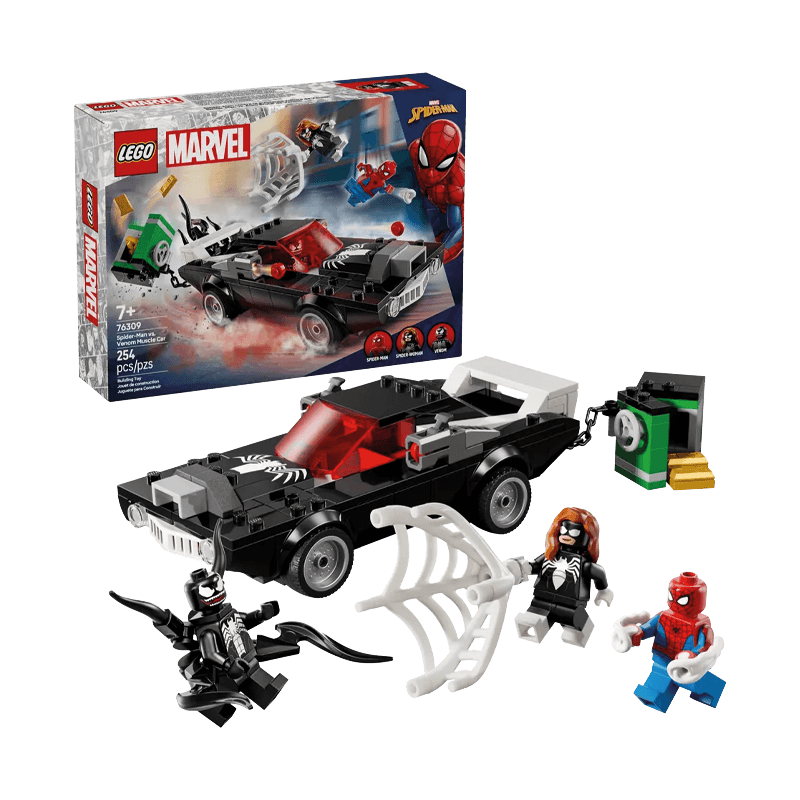 Lego Marvel 76309 Spider-Man Vs Venom Un Auto Deportivo