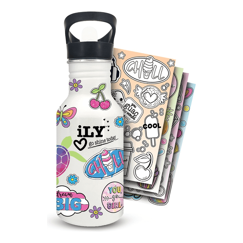 Wecool Toys Ily Diy Wc111245Ily Kit De Botella De Agua Con Pegatinas Y Colores