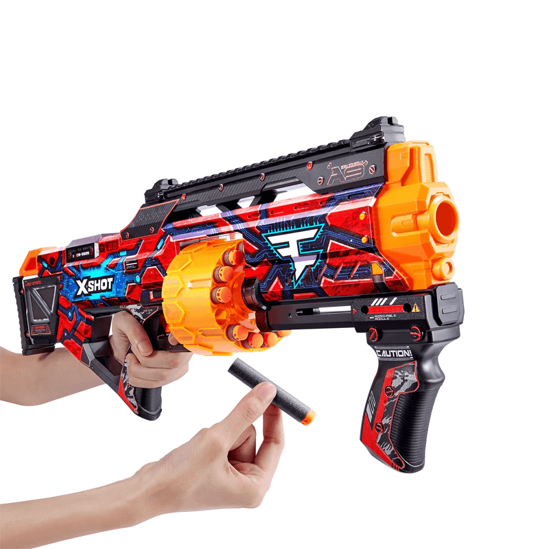 Zuru Xshot 36518 Lanzador De 16 Dardos Skins