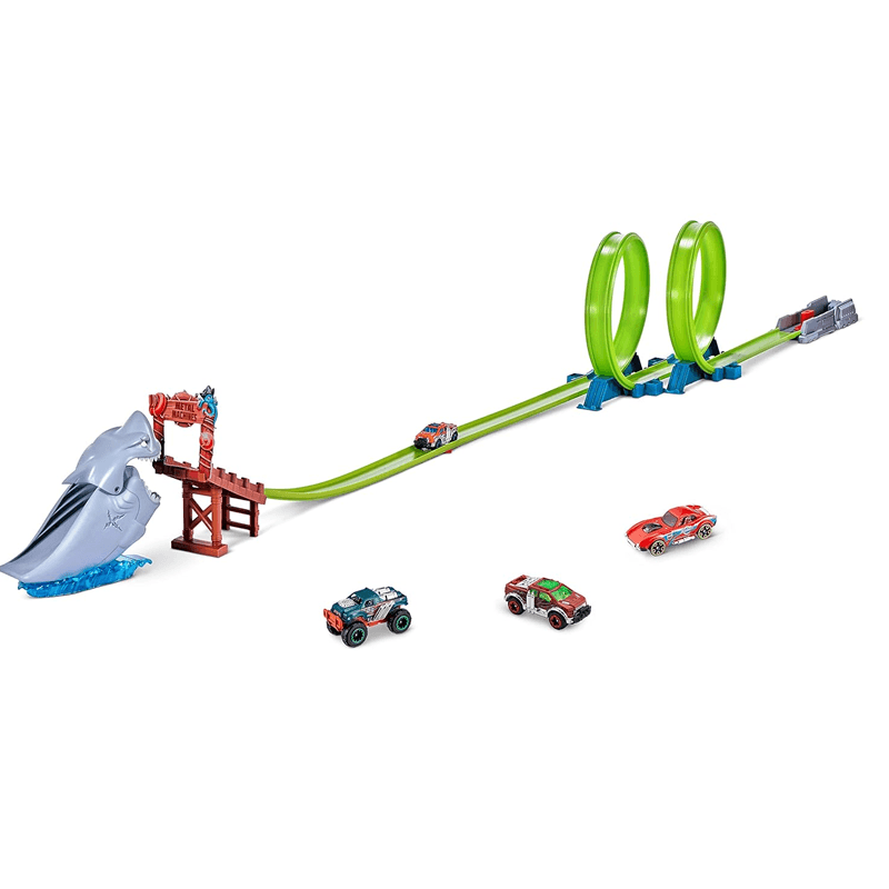 Zuru Metal Machines 6760 Set De Pista  Shark Rampa