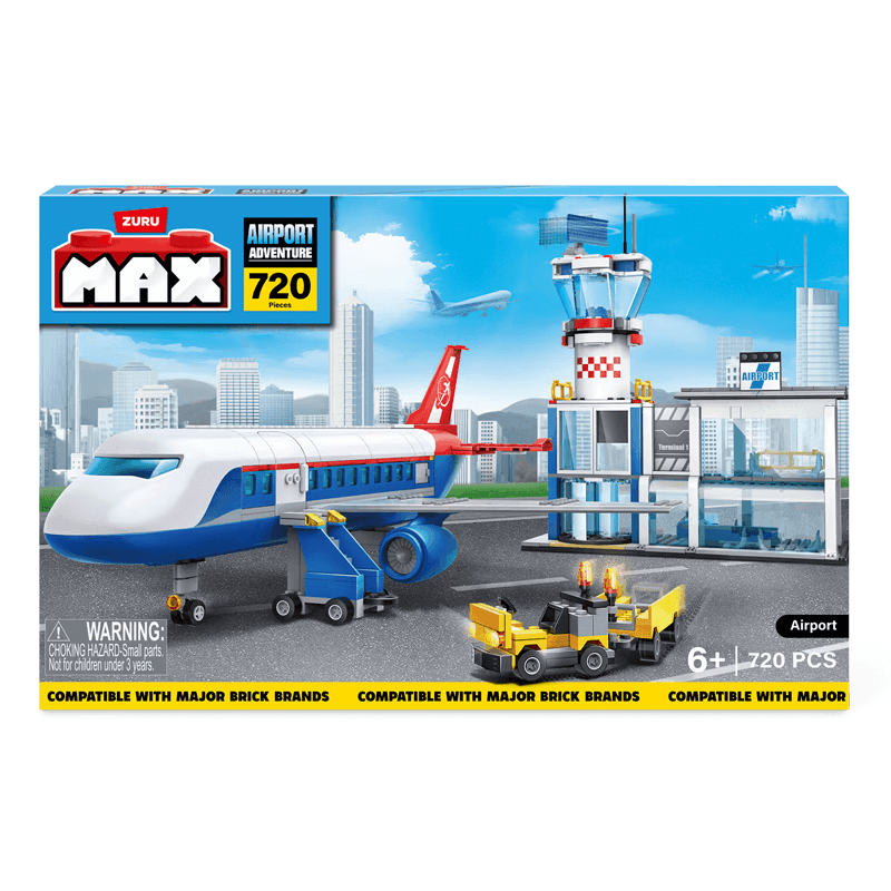Zuru Max 83167 Set De Blocks Juego De Policia 793 Pcs
