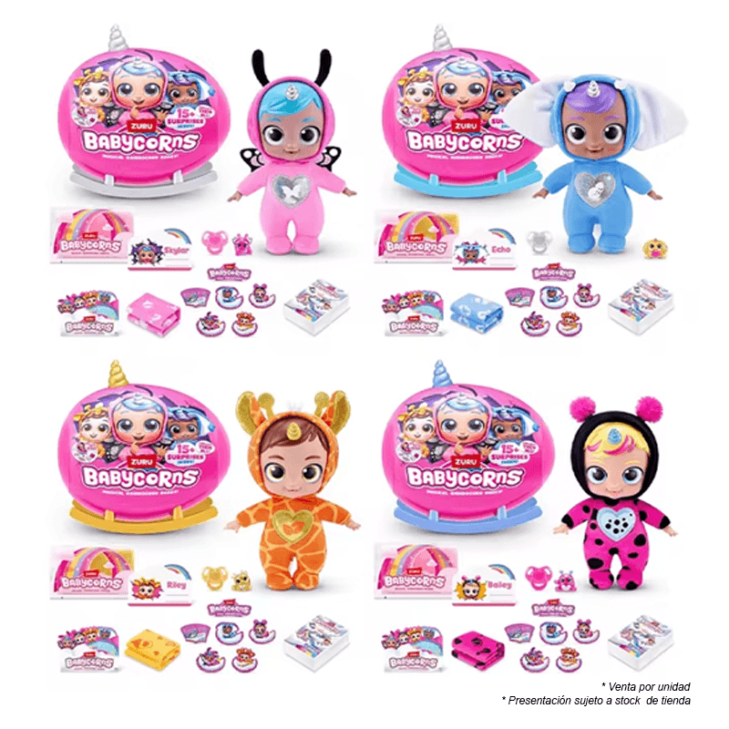 Zuru Babycorns 92107 Peluche Pequeño S1 Surtido