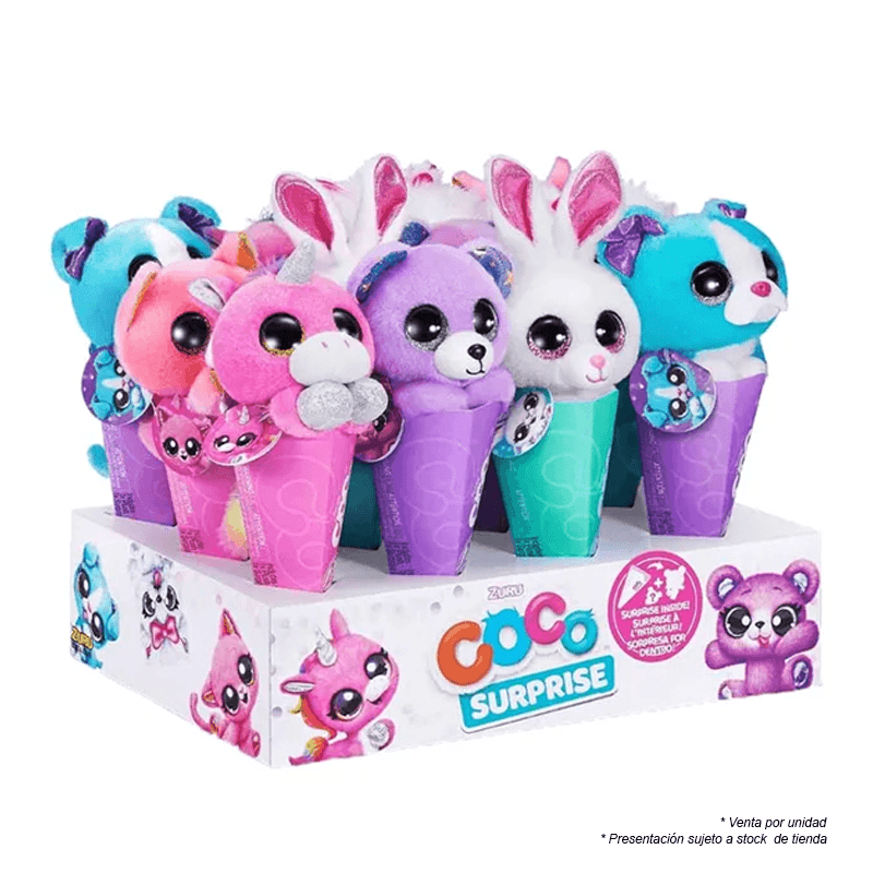 Zuru Coco 9601Sq1-2023 Peluches Cones Surprise S1 Surtido