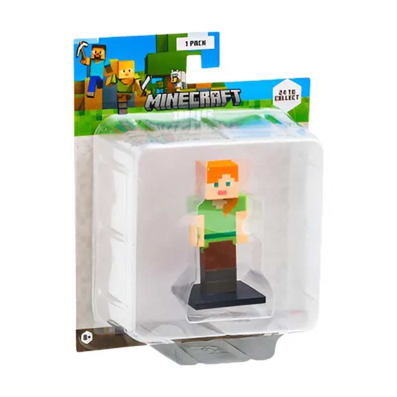 Mojang Minecraft Mc2010 Figuras 3D Toppeez 1 Pack Surtido