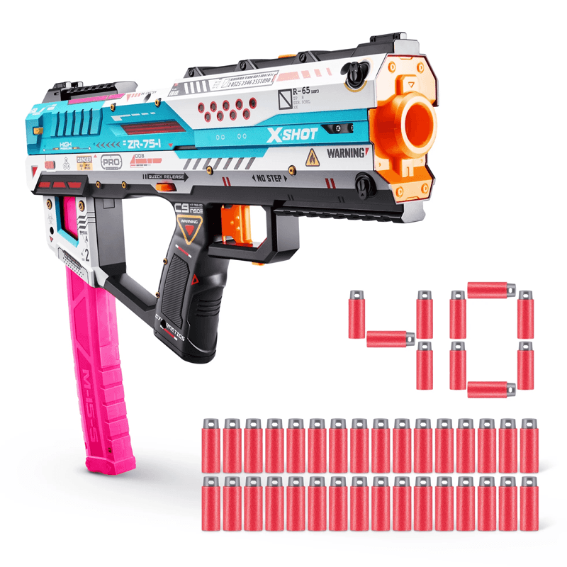 Zuru Xshot 36772 Lanzador Skins Pro Fury X 40 Dardos