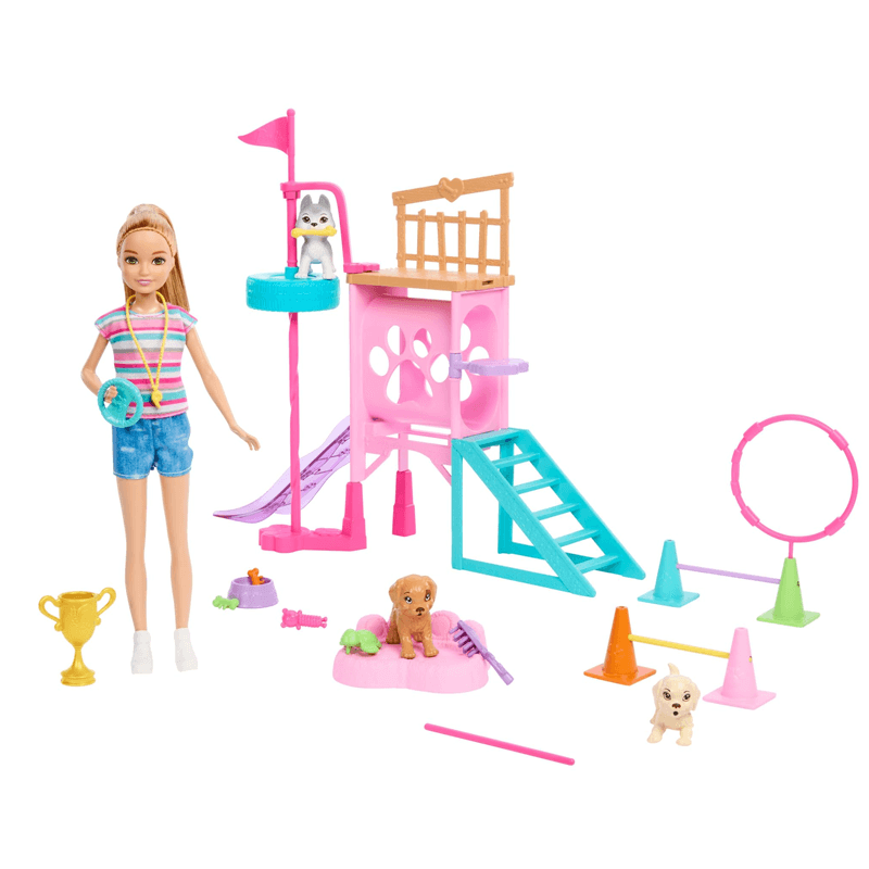 Mattel Barbie Hrm10 Muñeca Entrenadora De Cachorritos