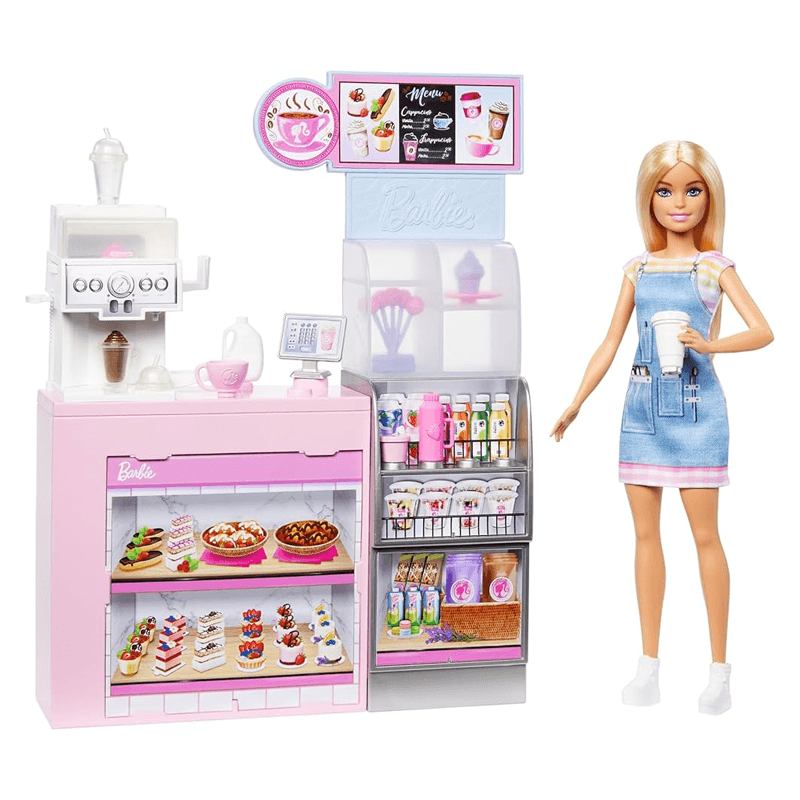 Mattel Barbie Hxn94 Muñeca Set Diversion En La Cafeteria