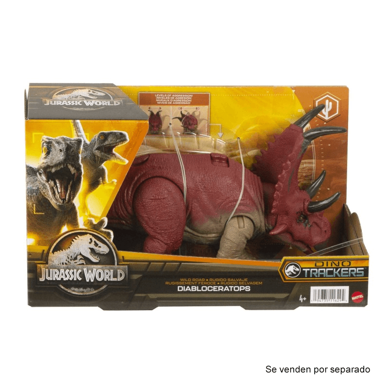 Mattel Jurassic World Hlp14 Figura Dinosaurio Rugido Salvaje Surtido