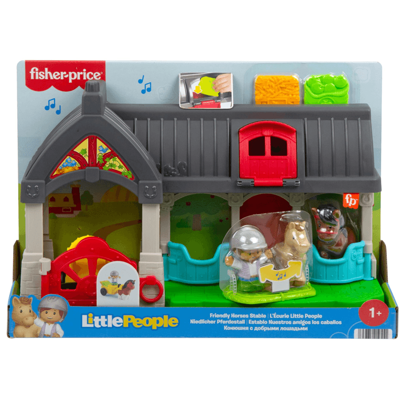 Mattel Fisher Price Hwr84 Little People Establo De Animalitos