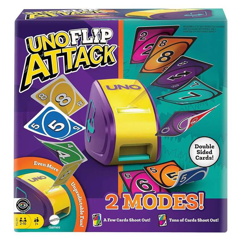 Mattel Games Hxt54 Uno Flip Attack
