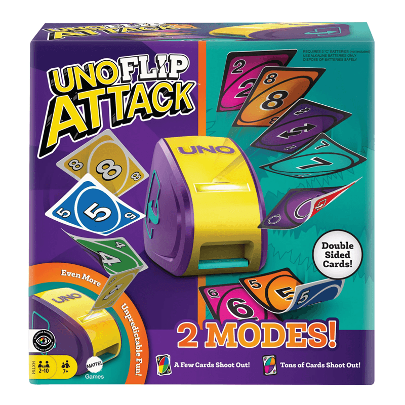 Mattel Games Hxt54 Uno Flip Attack
