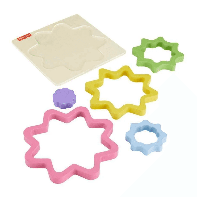 Mattel Fisher Price Hxt98 Rompecabezas De Arcoíris De Madera