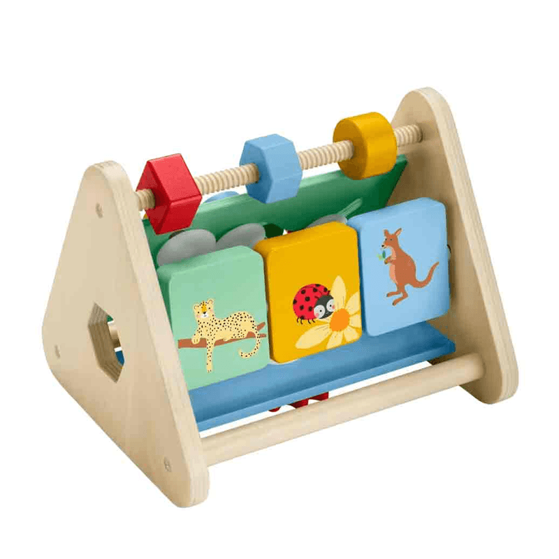 Mattel Fisher Price Hyg48 Triángulo De Actividades De Madera