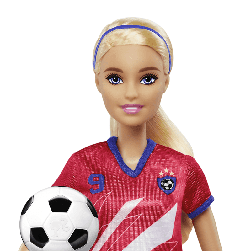 Mattel Barbie Hcn17 Muñeca Jugadora De Futbol