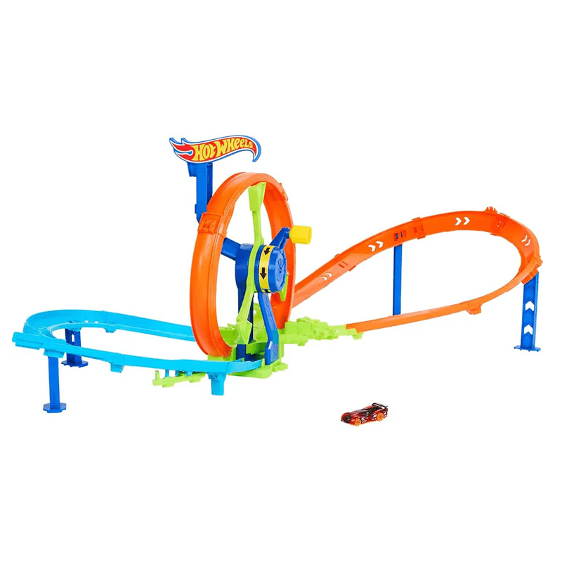 Mattel Hot Wheels Jbx65 Pista De Lanzamiento Rápido Y Bucle