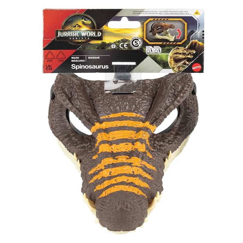 Mattel Jurassic World Rebirth JCH04 Mascara Classica De Dinosaurio surtido