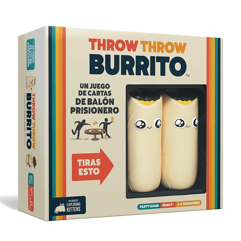 Exploding Kittens Llc  Ekittb01Es Juego De Mesa Throw Throw Burrito