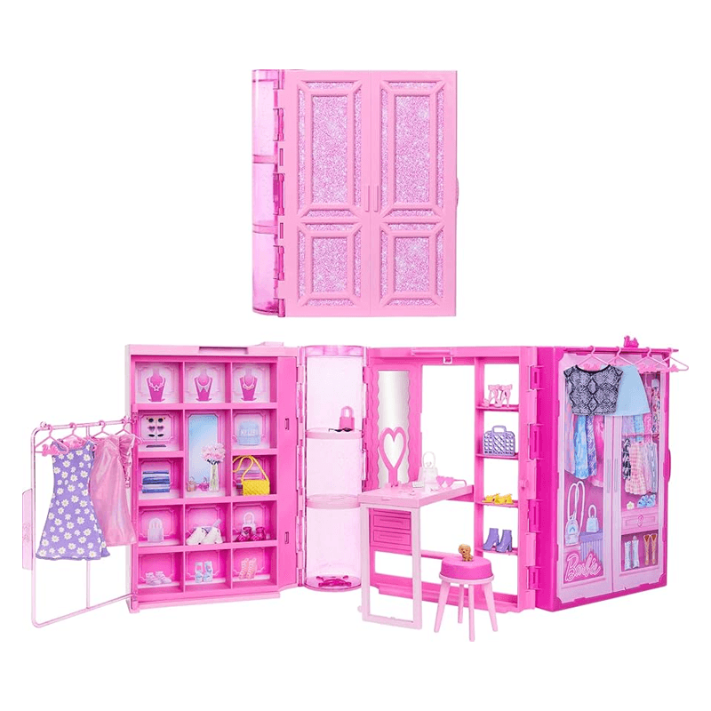 Mattel Barbie Hxd58 Set De Armario De Ensueño Para Muñeca