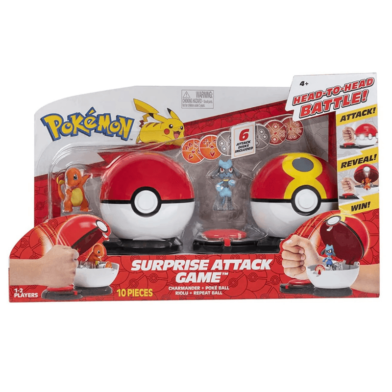 Jazwares Pokémon Pkw2474 Juego Ataque Sorpresa Bola