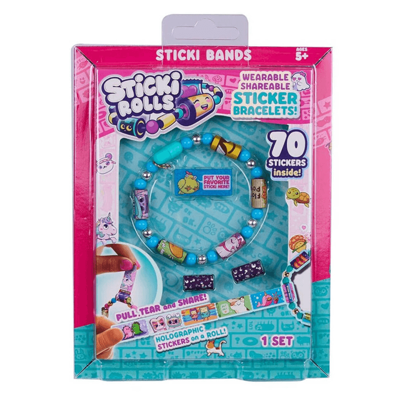 Character Sticki Rolls Sr100 Set 1 Brazalete Sticki Surtido
