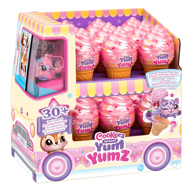 Moose Cookeez Makey 23517 Mini Peluche Yum Yumz Surtido