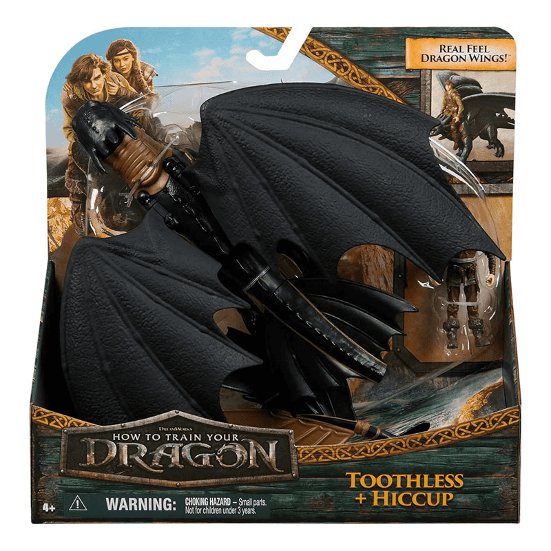 Spin Master Cómo Entrenar A Tu Dragón 6072587 Vikingo Y Dragon Live Action 4 Surtido
