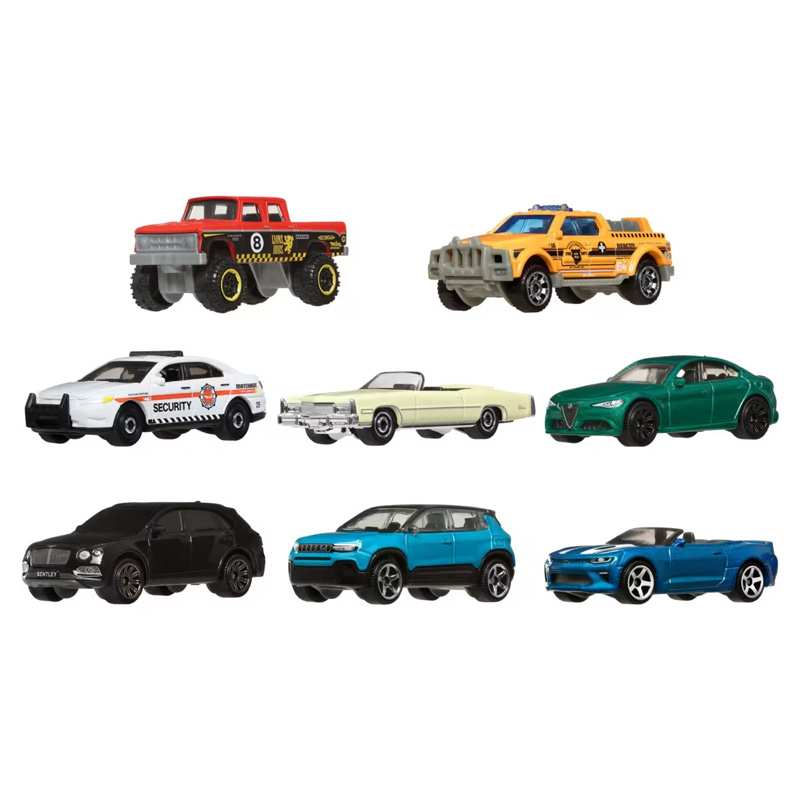 Mattel Matchbox Hvr81 Pack 8 Vehiculos 1.64 Surtido